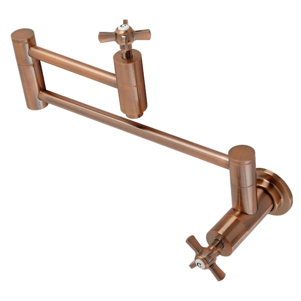 KS810ZXAC Millennium Wall Mount Pot Filler Kitchen Faucet, Copper